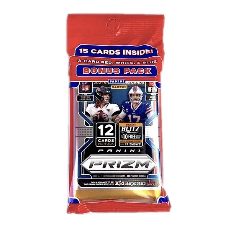 2021 NFL PANINI PRIZM CELLO MULTI-PACK – 15 CARDS