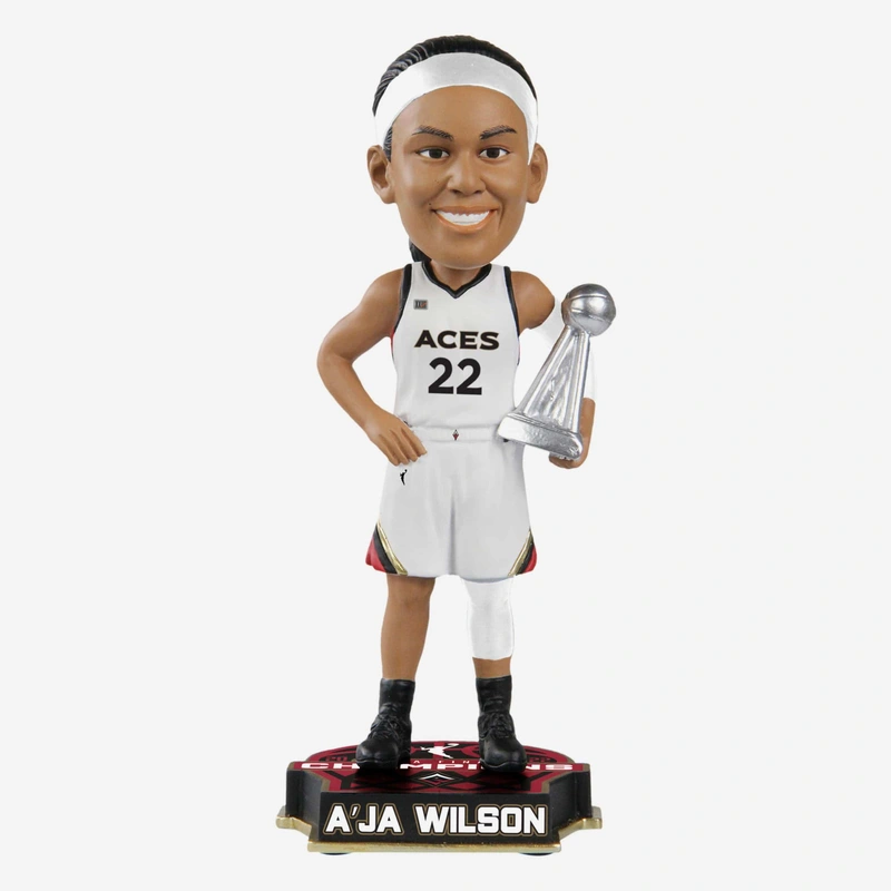 A’ja Wilson Las Vegas Aces 2022 WNBA Champions Bobblehead