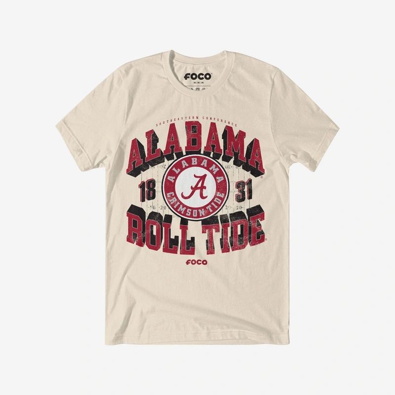 Alabama Crimson Tide Field Arched Wordmark T-Shirt