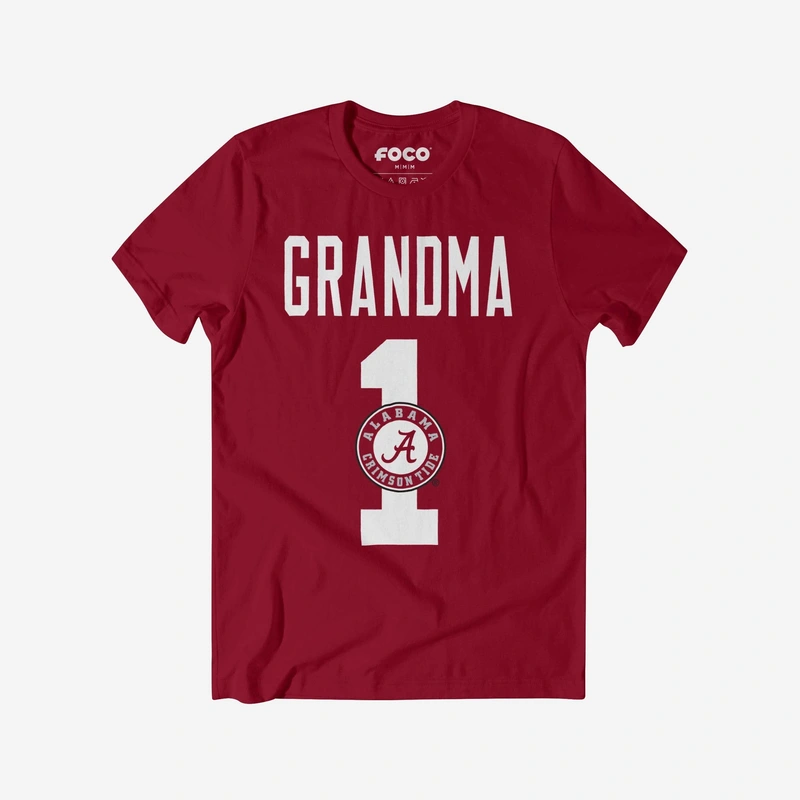 Alabama Crimson Tide Number 1 Grandma T-Shirt