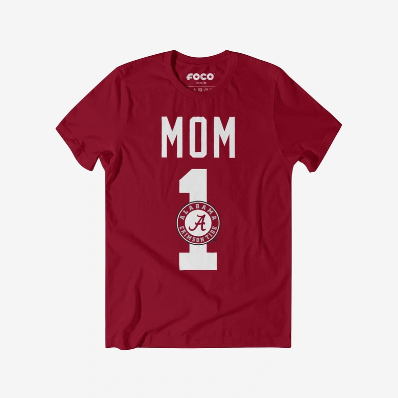 Alabama Crimson Tide Number 1 Mom T-Shirt