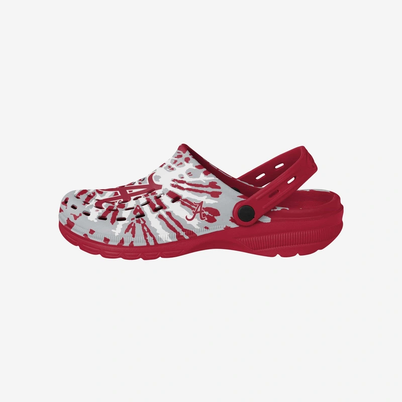 Alabama Crimson Tide Tie-Dye Clog With Strap