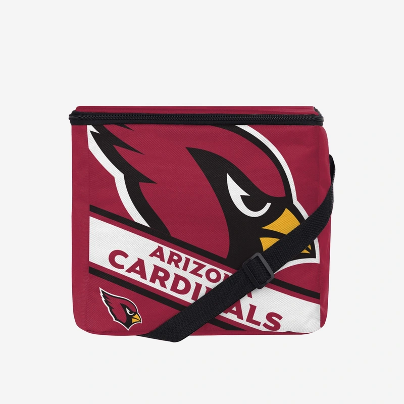 Arizona Cardinals Big Logo Stripe 12 Pack Cooler