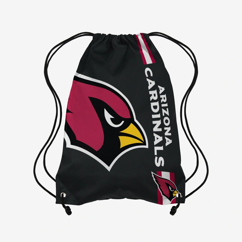 Arizona Cardinals Black Alternate Color Big Logo Drawstring Backpack