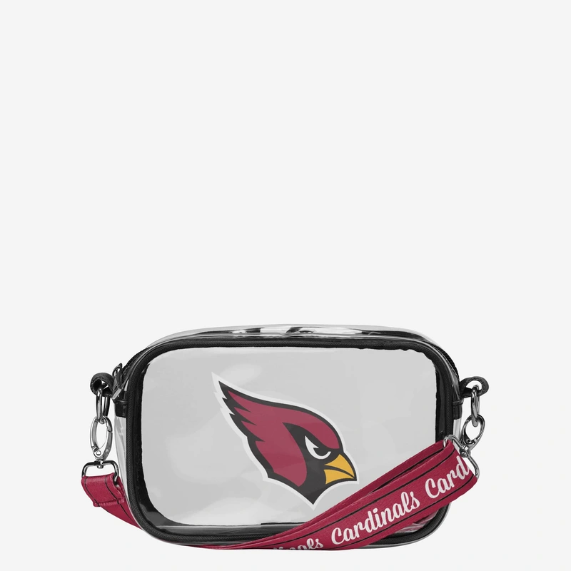 Arizona Cardinals Team Stripe Clear Crossbody Bag