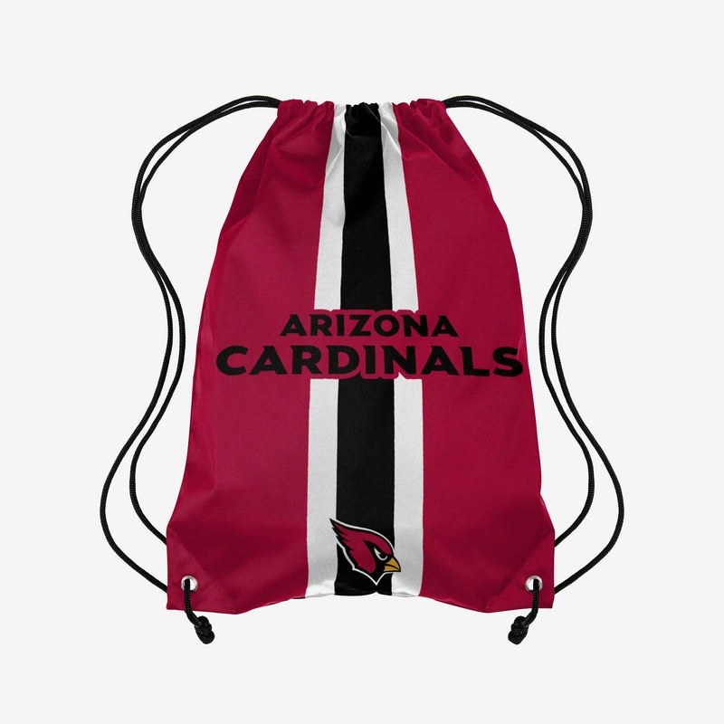 Arizona Cardinals Team Stripe Wordmark Drawstring Backpack