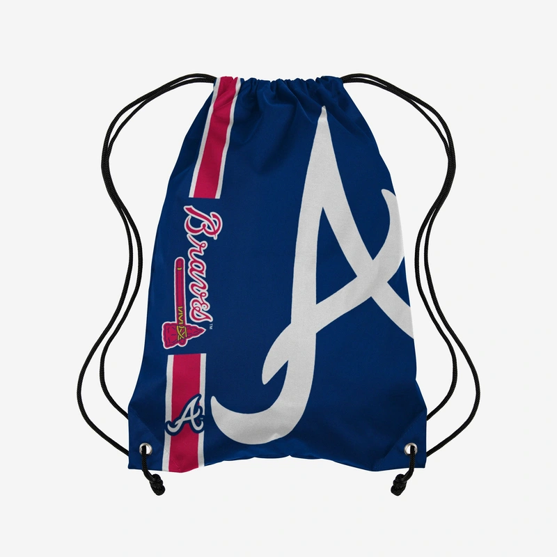 Atlanta Braves Big Logo Drawstring Backpack