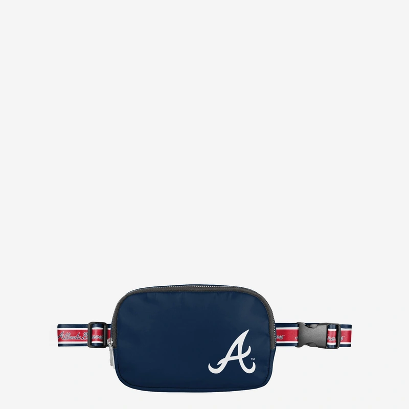 Atlanta Braves Team Wordmark Crossbody Belt Bag