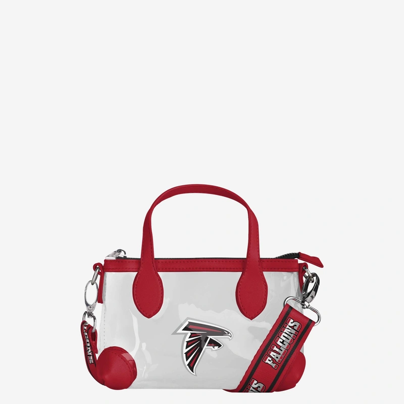 Atlanta Falcons Big Logo Clear Crossbody Mini Purse