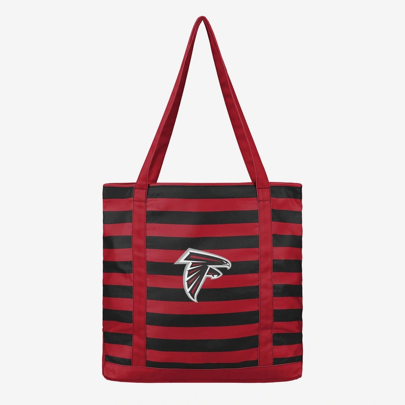 Atlanta Falcons Team Stripe Canvas Tote Bag